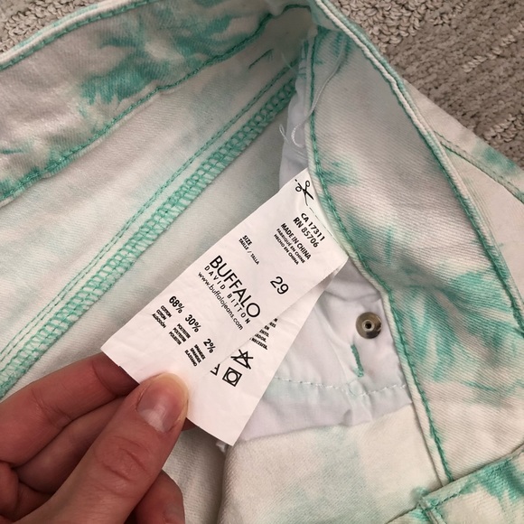 Buffalo David Bitton Ankle Grazer tie dye pants size 29 - Picture 4 of 9